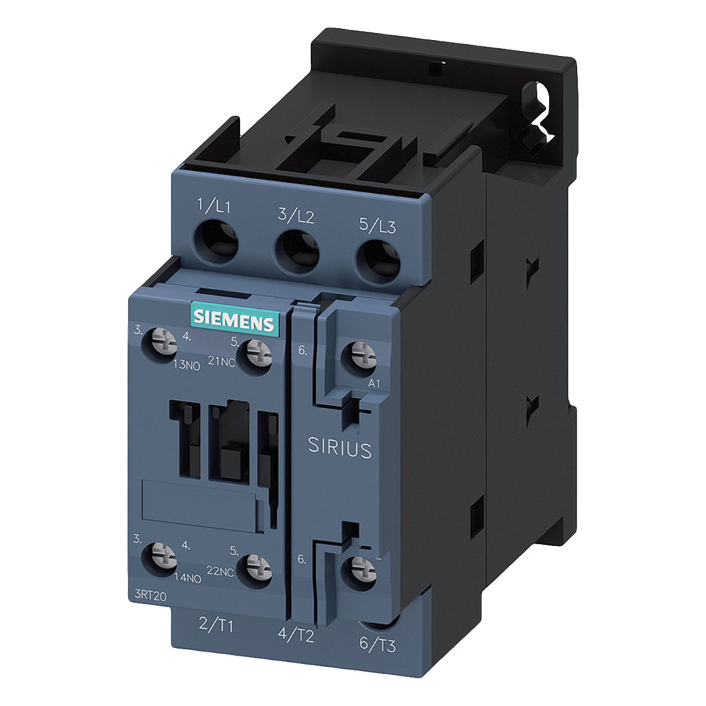 [25349] Contactor 3RT2 3P 12A 400VCA 5,5kW 1NA+1NC S0 Siemens