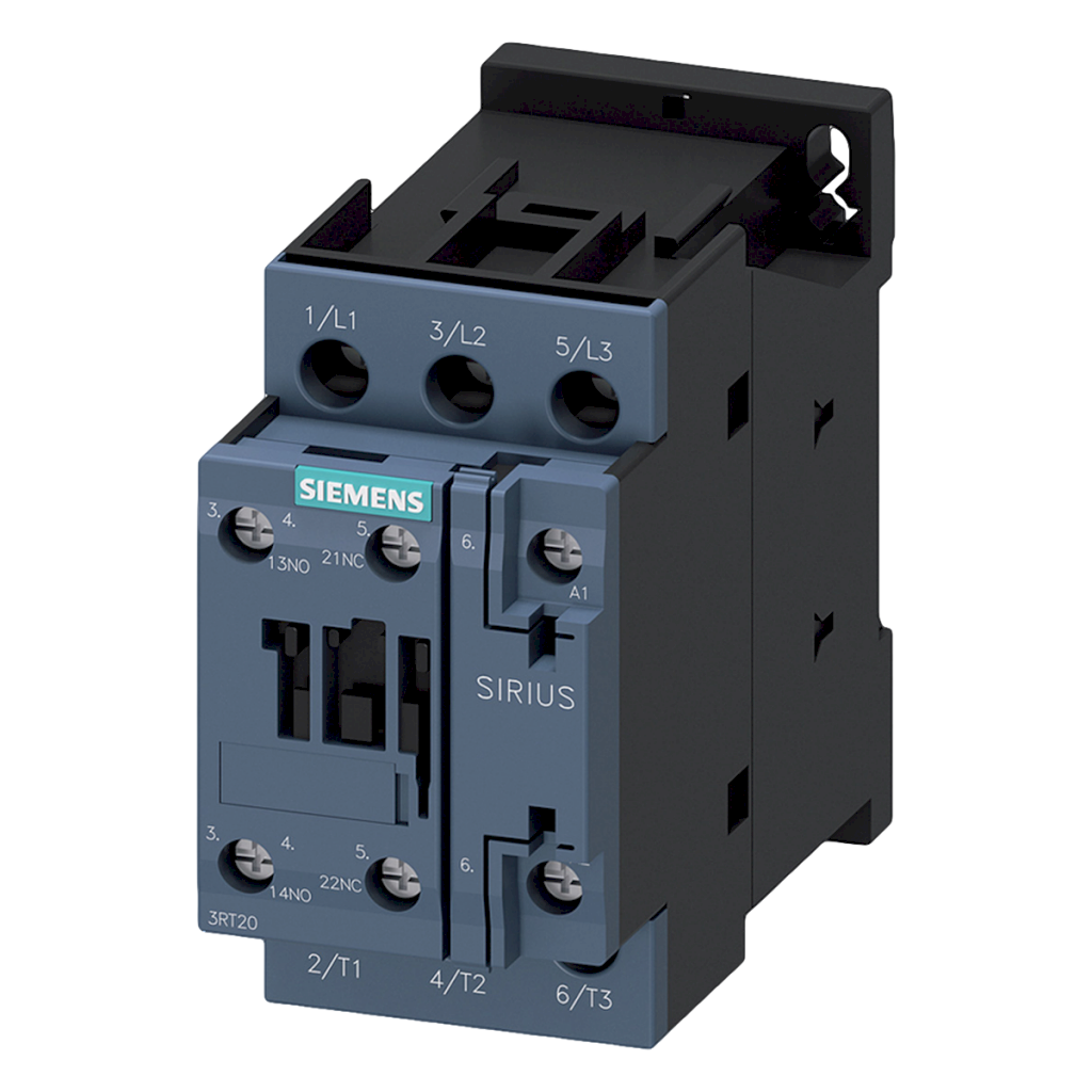 Contactor 3RT2 3P 25A 220VCA 11kW 1NA+1NC S0 Siemens