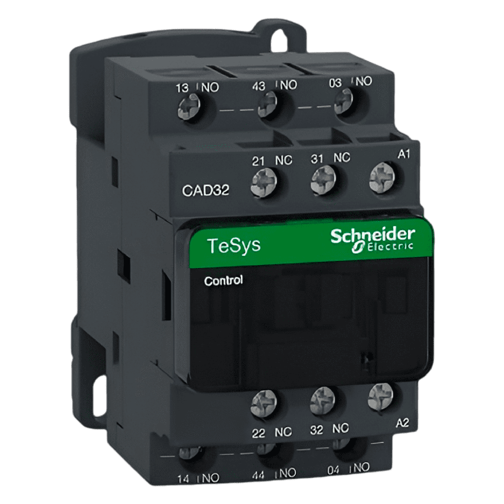 [25168] Contactor Auxiliar 5 Polos 220VCA 10A 3NA + 2NC Schneider Electric