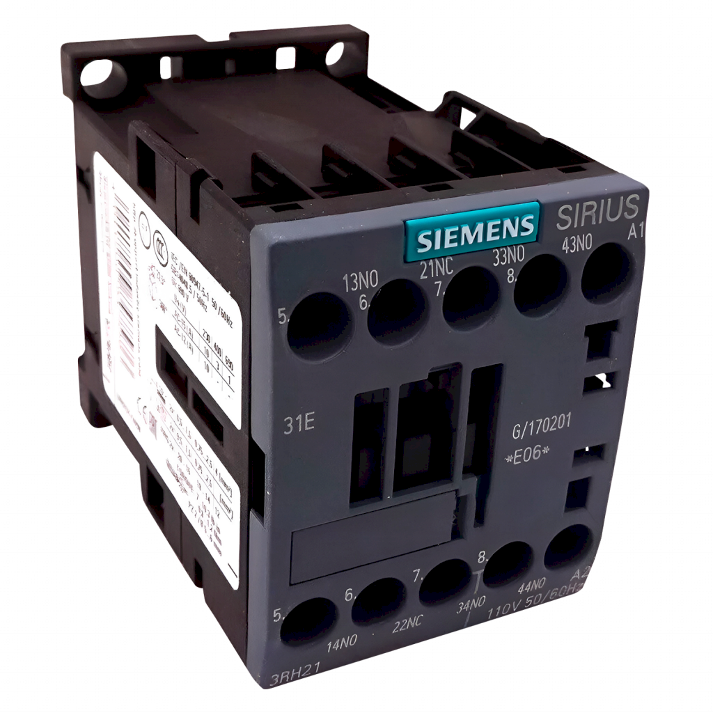 [26160] Contactor Auxiliar Innovation 4 Polos 220VCA 10A 3NA + 1NC Siemens
