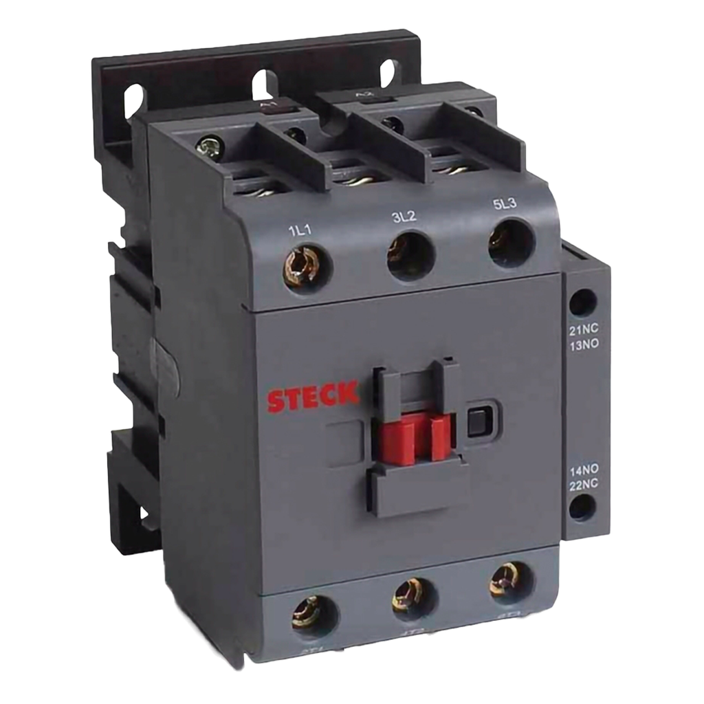 [31750] Contactor SK1 3P 95A 220VCA 45kW 1NA+1NC Steck Electric