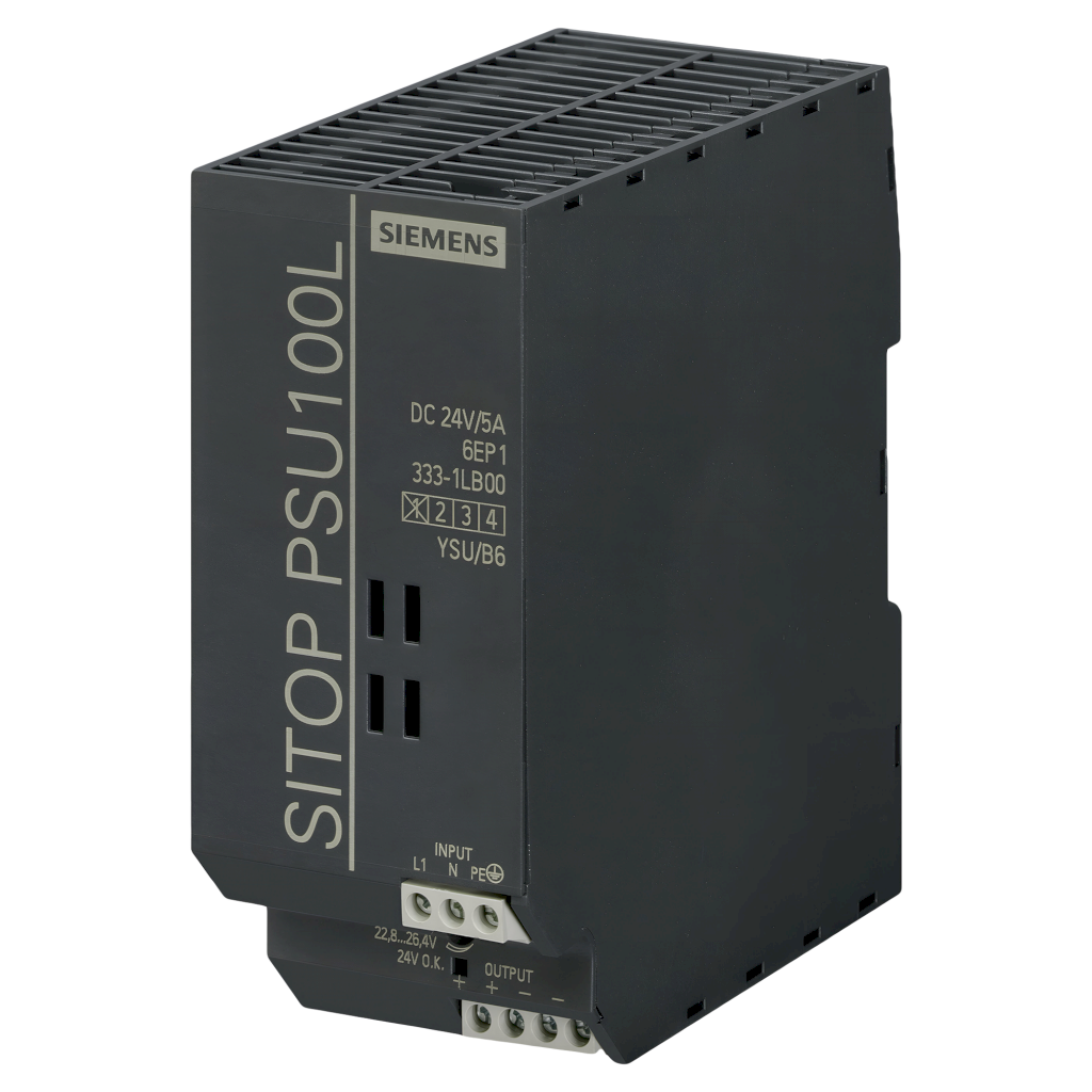 [11368] Fuente Monofásica PSU100L E: 120/230VCA/VCC S: 24VCC 5A Siemens