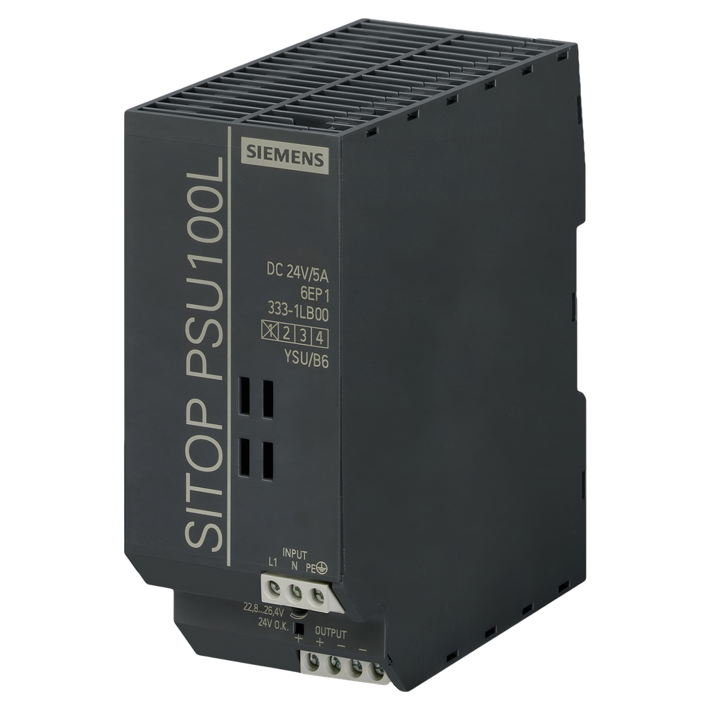 [11368] Fuente Monofásica PSU100L E: 120/230VCA/VCC S: 24VCC 5A Siemens