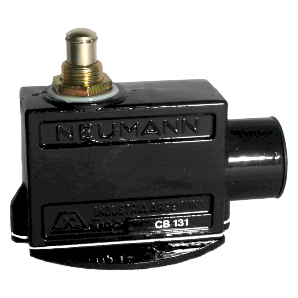 [5] Límite de Carrera CB-131 Pistón Metal 1NA+1NC Fijacion En Base Neumann