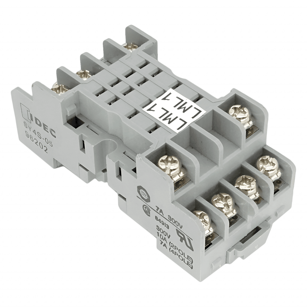 Zócalo P/Relé SY4S-05 4 Inversores 10A 12-220 VCA/CC Aea