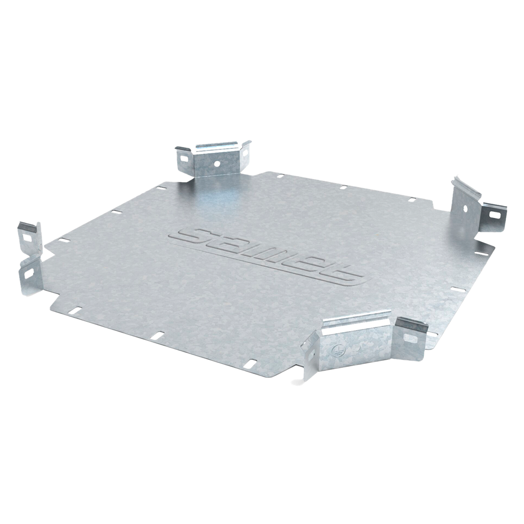 [2988] Union Cruz Perforada Zingrip Smarttray 50mm Ala 50mm Espesor 0,7mm Chapa Zincada Samet