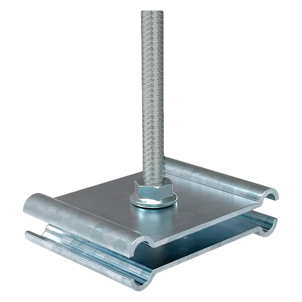 Grampa de Suspensión P/Bandeja Alambre Chapa Zincada Samet