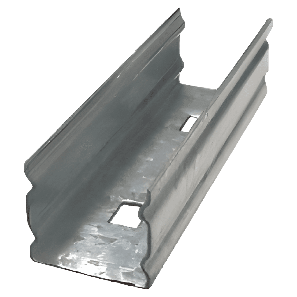 [3219] Cupla Unión P/Perfil C Ala 44mm Espesor 1,6mm Chapa Zincada Samet