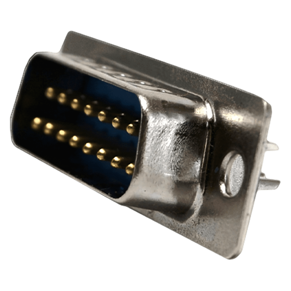 [6429] Ficha DB15 - Nucleo Macho S/Tapa Electronica