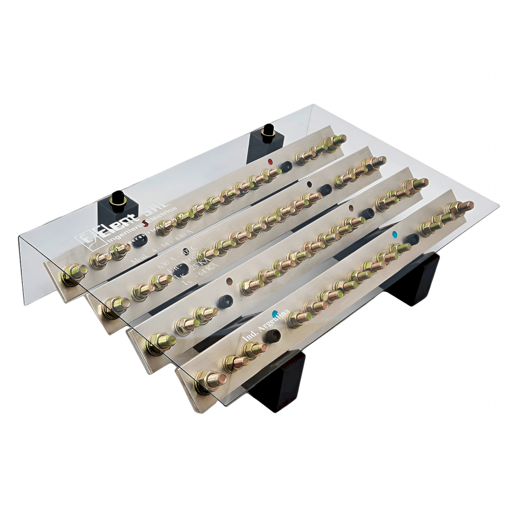 [26905] Repartidor Tetrapolar 14/630A C/Tapa Profesional Elent