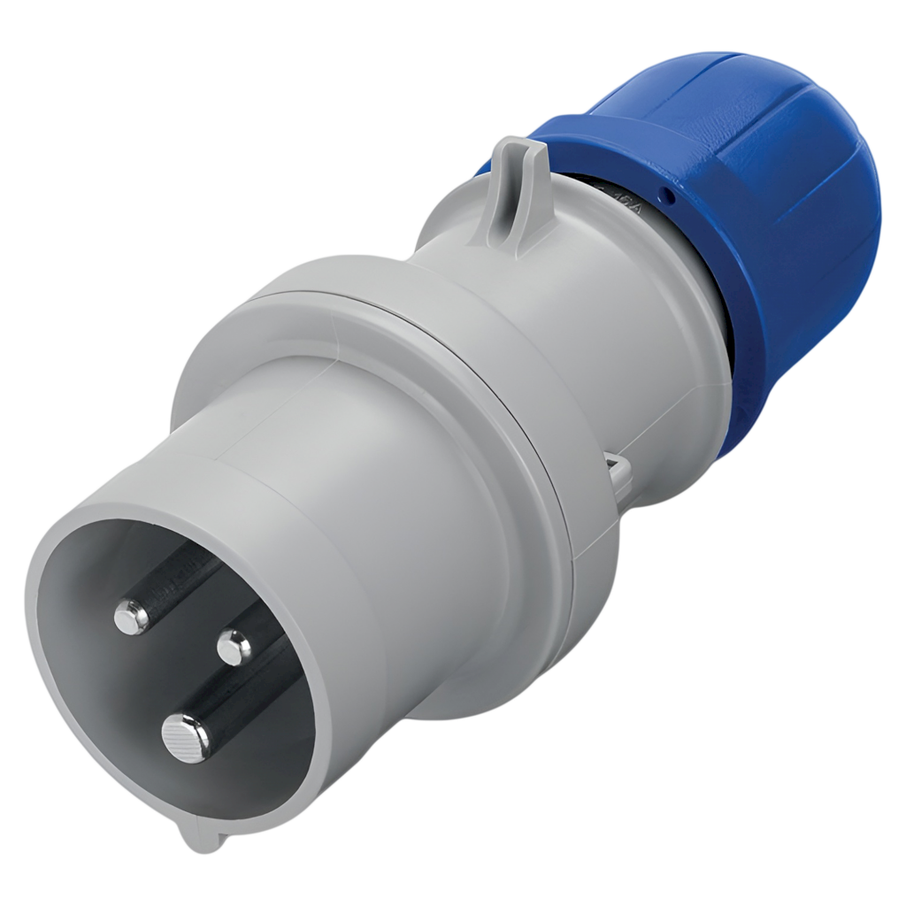 Ficha Industrial Móvil 3P 16A 220V IP44 Scame