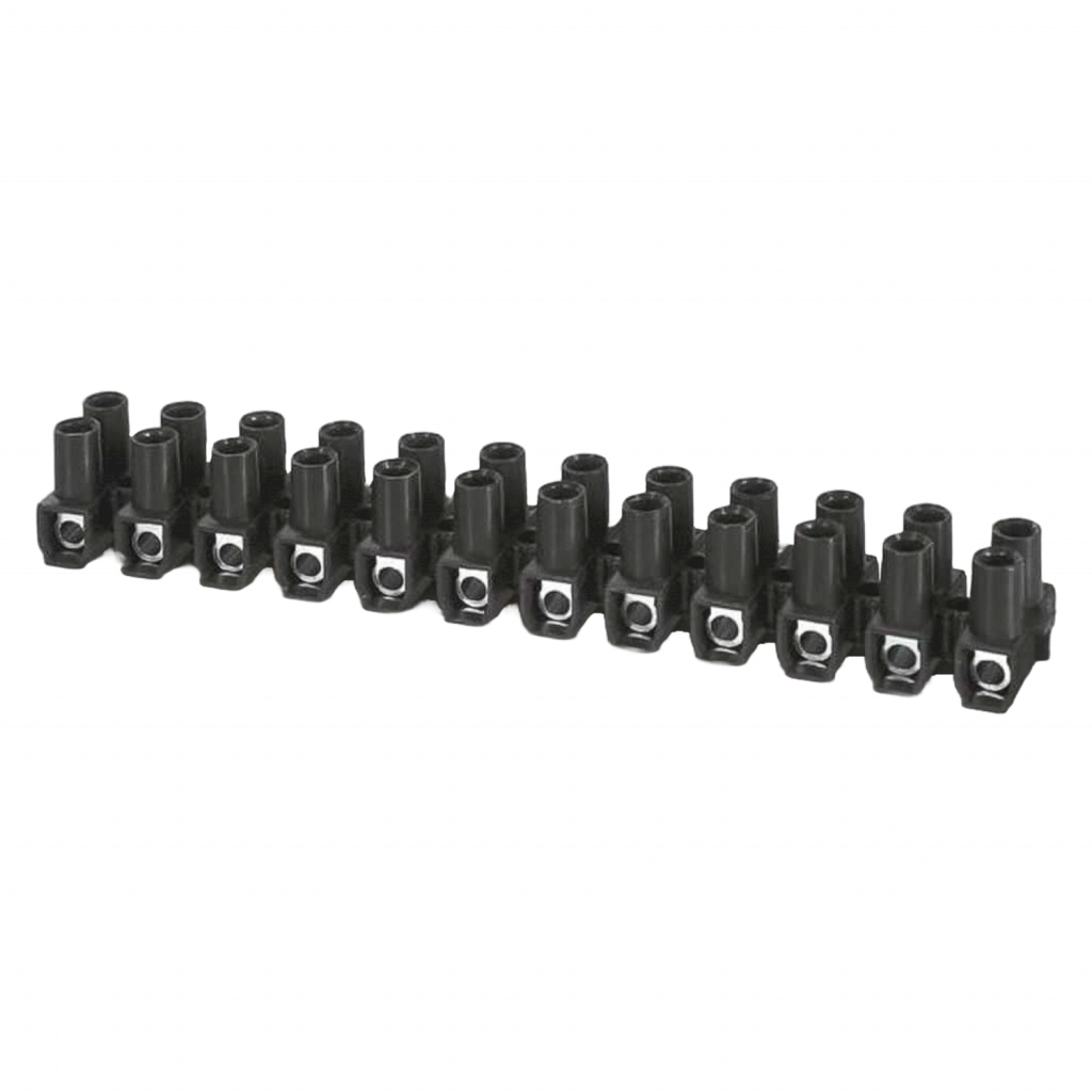 Bornera Flexible 15A 2,5mm2 Negra Tea