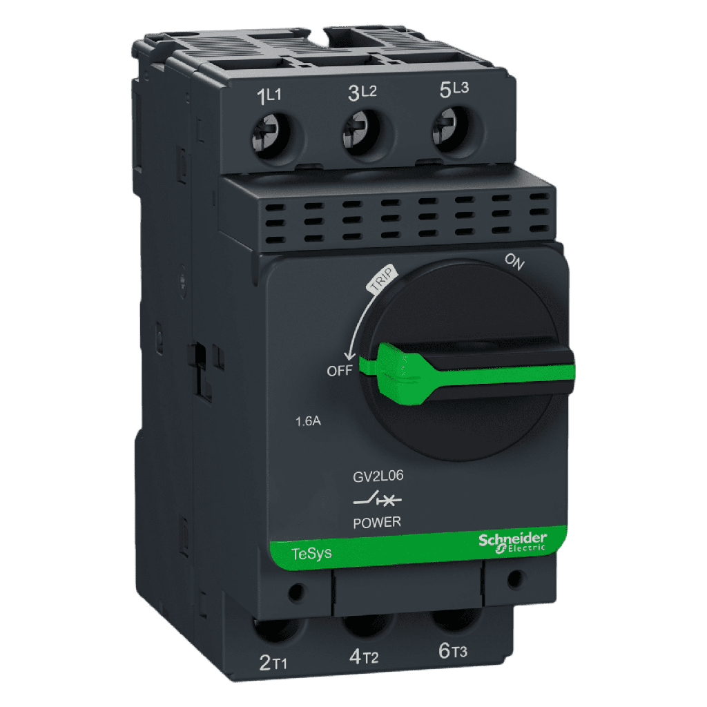 [12936] Guardamotor Magnético GV2 3P 1,6A 100kA Schneider Electric