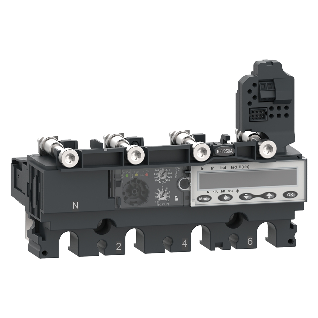 [35385] Relé Compact NSX(100 a 250) Unidad de Disparo Electrónica Regulable Hasta 690VCA 100A Schneider Electric