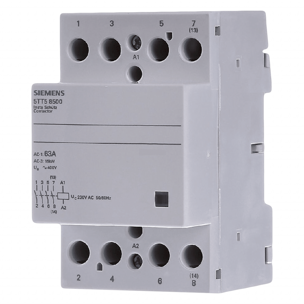 Contactor 5TT5 4P 63A 440VCA 5kW 4NA Siemens