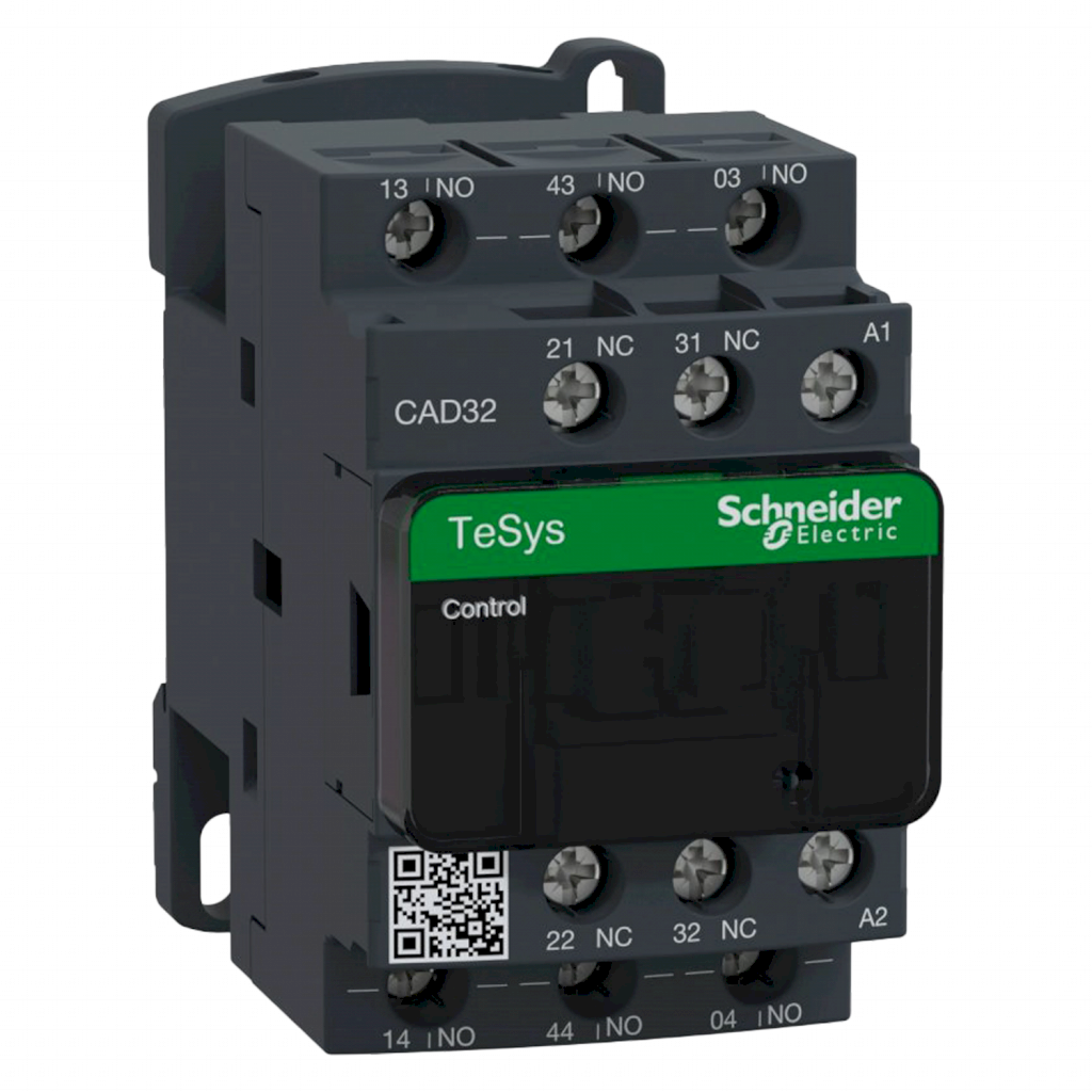 Contactor Auxiliar 3 Polos 380VCA 10A 3NA + 2NC Schneider Electric