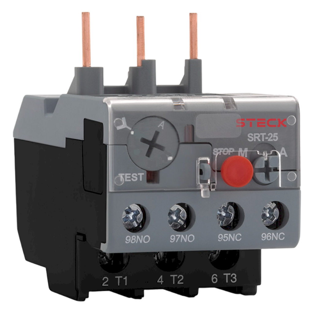 [35894] Relé Térmico 3P 690VCA 4A Rango Ajuste 2,5-4A Protección T Steck Electric
