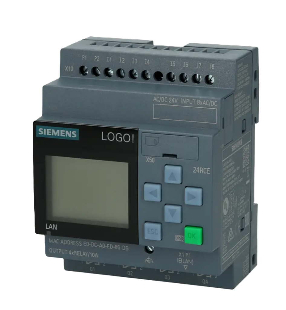 [37482] Logo! 8.4 24RCE 8ED + 4SD ETH S7/MB TCP/MQTT C/Display Siemens