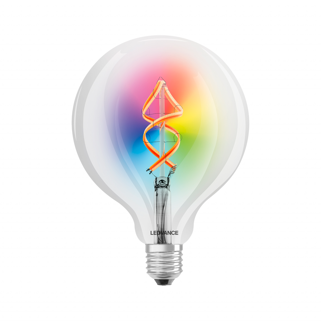 [36620] Lampara Led Smart Wifi RGBW 6W Fil Globe E27 500lm Ledvance