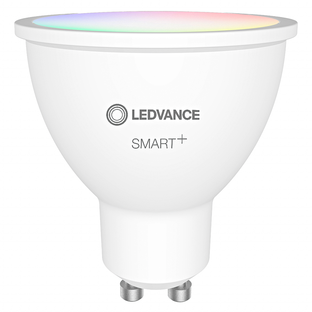 Lampara Led Smart+ Wifi PAR16 5W Biv RGBW GU10 450lm Ledvance