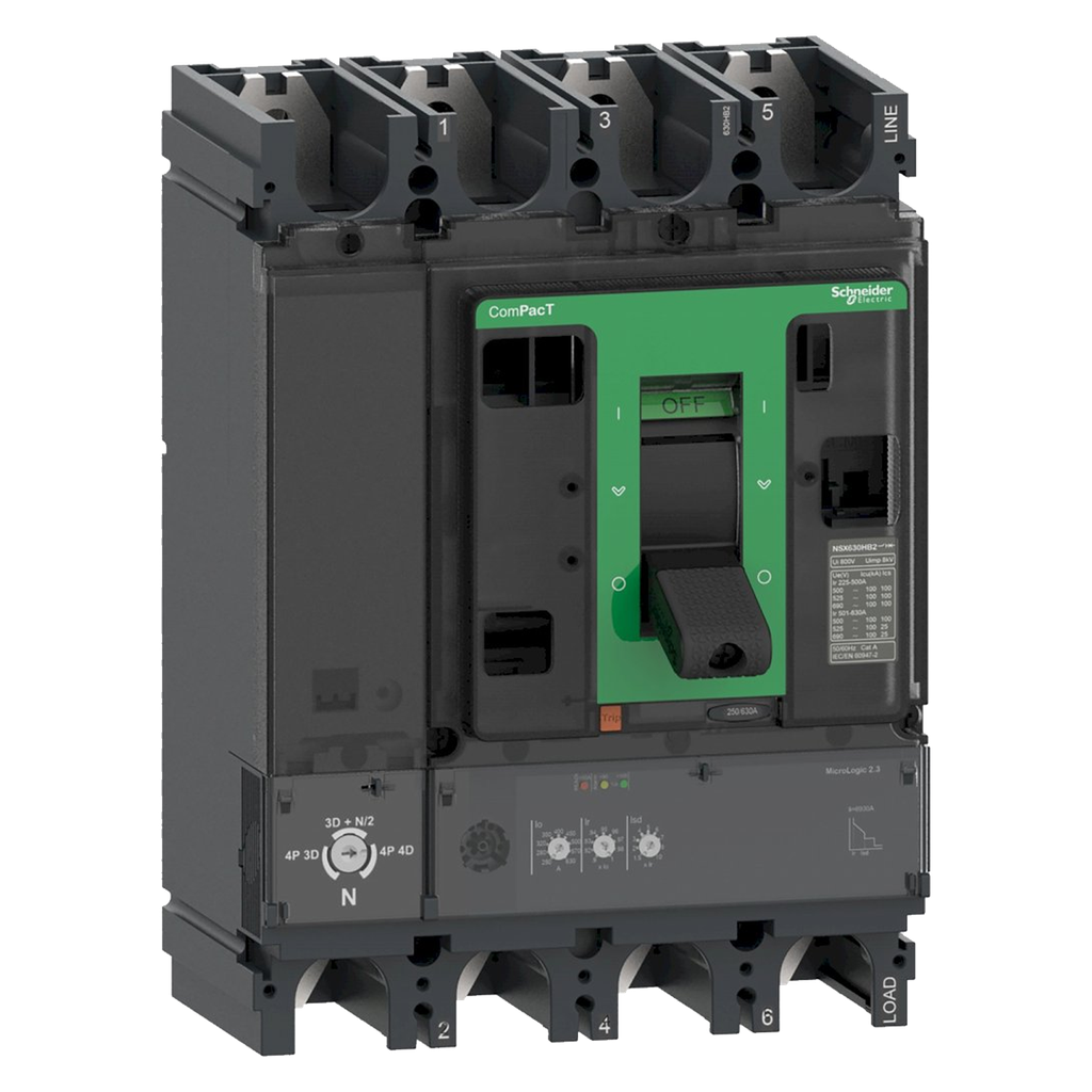 [35676] Interr. NSX630N 4P 630A 380/415VCA Schneider Electric