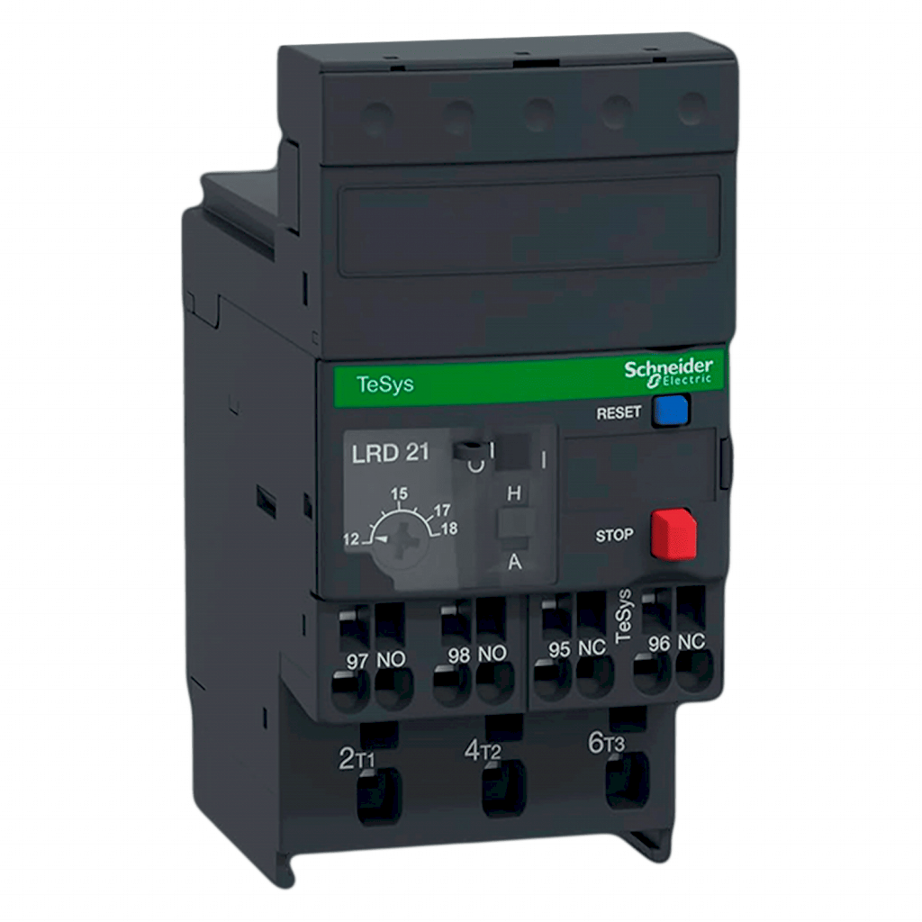 Relé Térmico 3P 400VCA 18A Rango Ajuste 12-18A Protección T Schneider Electric