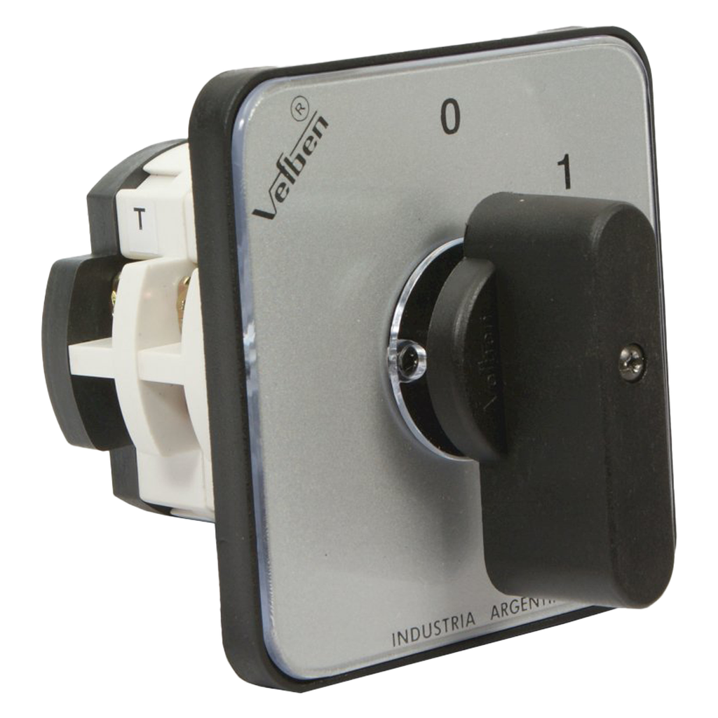 [11367] Interr. Rotativo Para Embutir Panel 2P 16A 220VCA Palanca Vefben