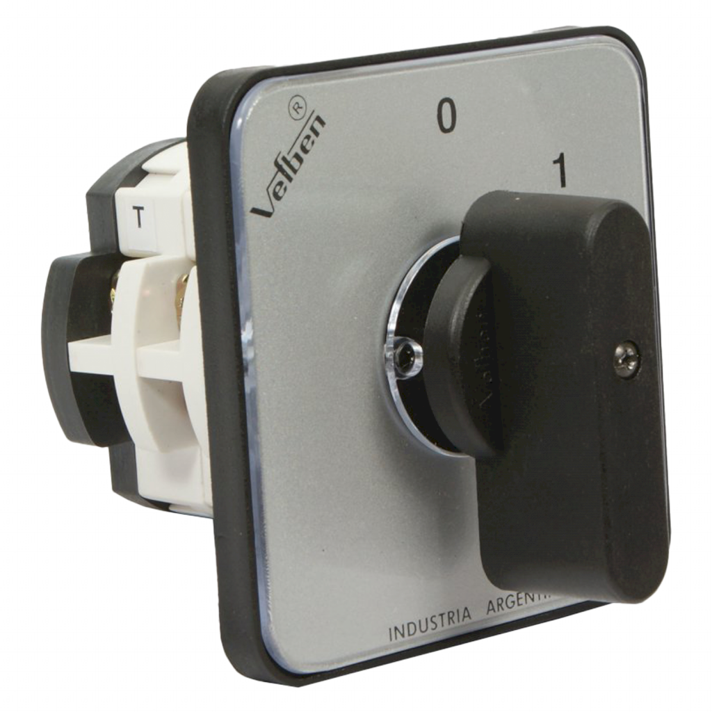 [11367] Interr. Rotativo Para Embutir Panel 2P 16A 220VCA Palanca Vefben