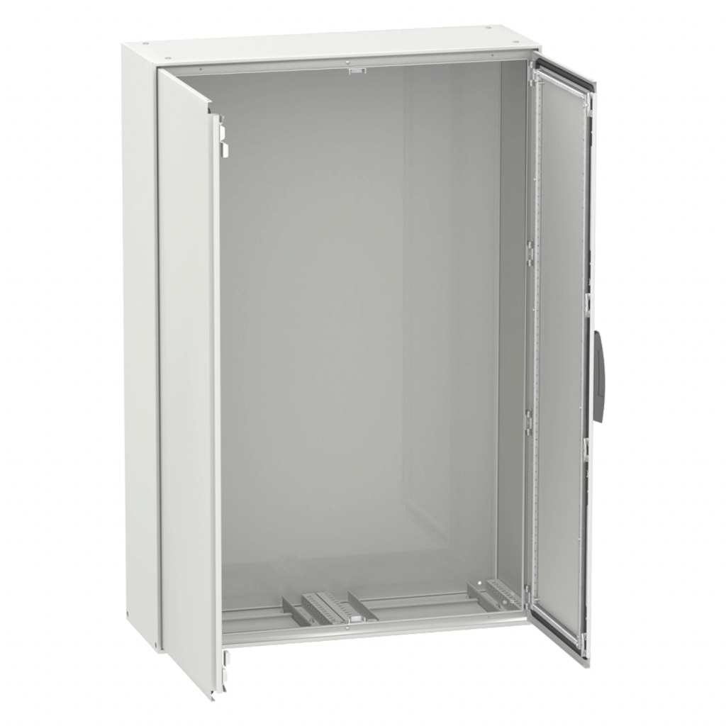 [14407] Armario Acero 1800x1200x500mm C/Puerta C/Placa Gris Ral 7035 Schneider Electric