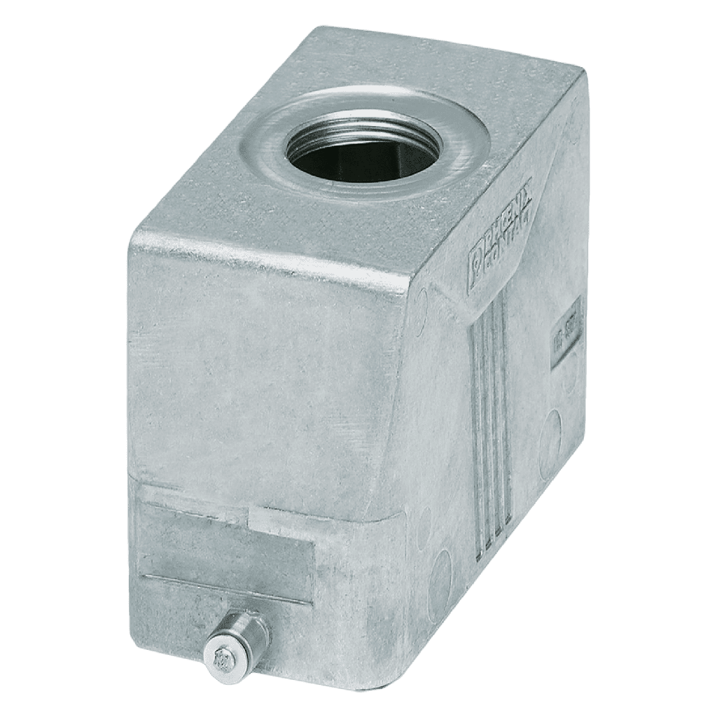 [18420] Carcasa Aerea de Aluminio 1 Polo S/Prensacable Incorporado Salida Superior Phoenix Contact