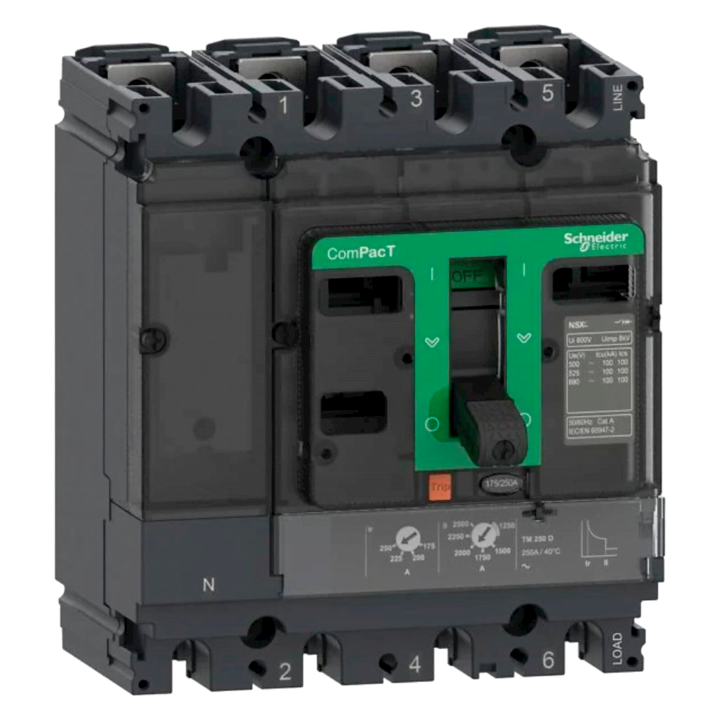 [35566] Interr. NSX100N 4P 63A 415VCA Schneider Electric