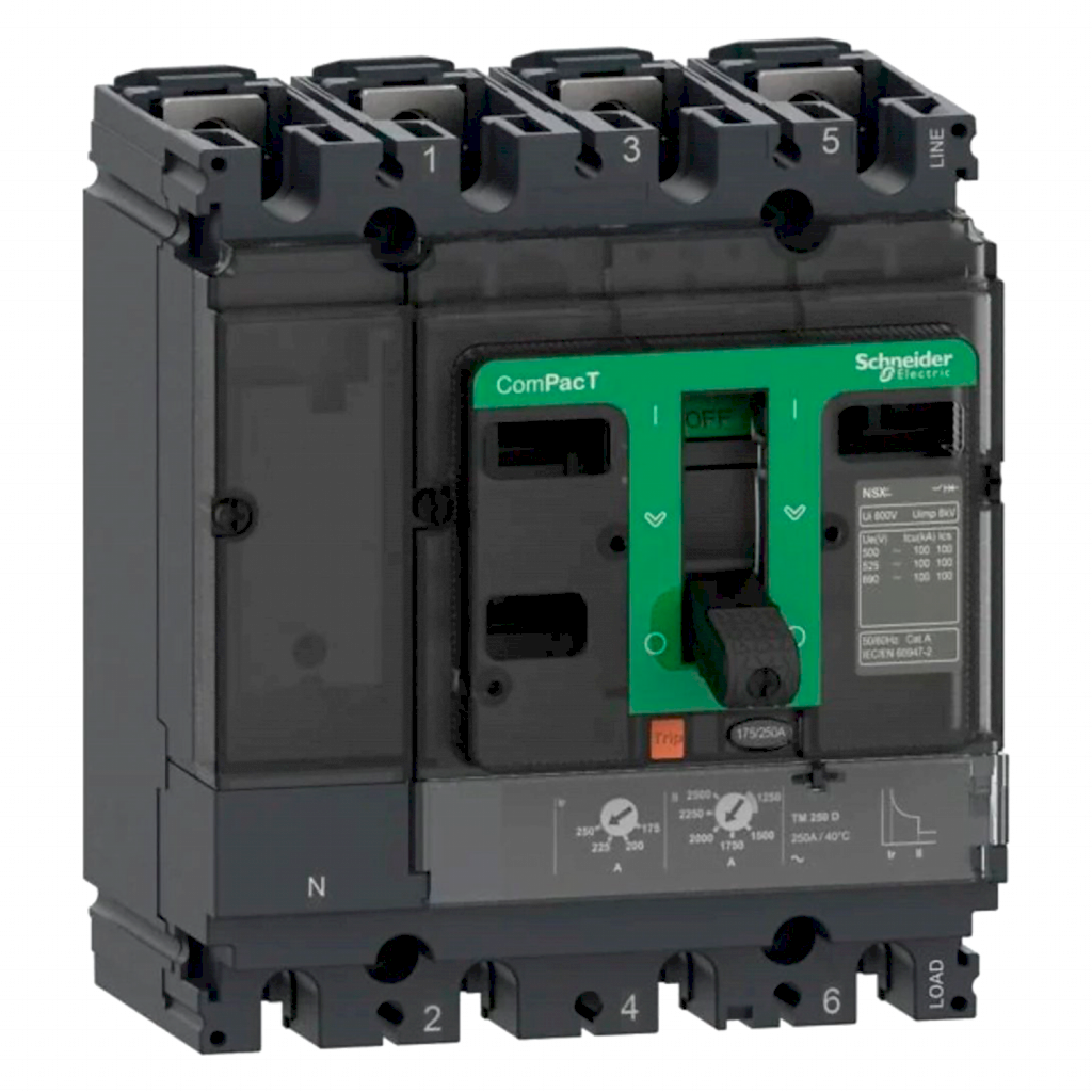 [35566] Interr. NSX100N 4P 63A 415VCA Schneider Electric