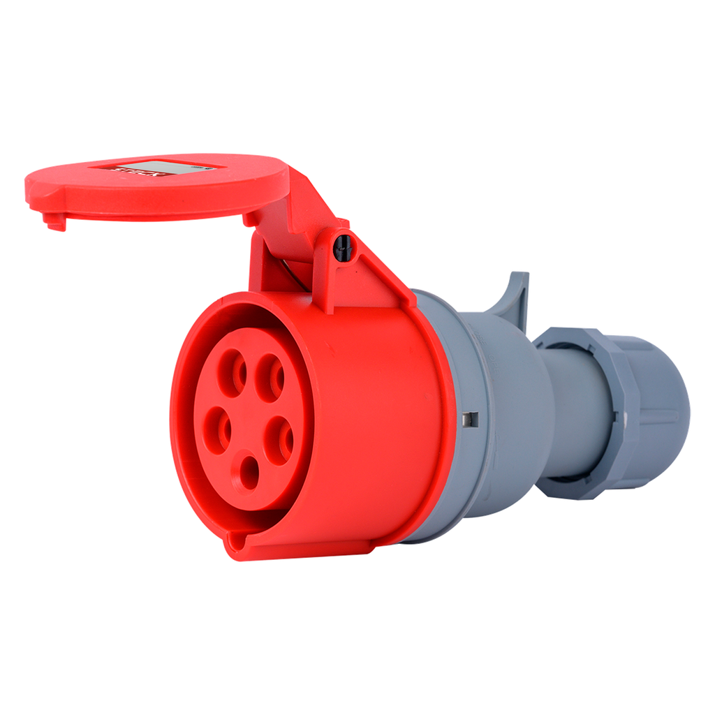 [37147] Toma Industrial Móvil Triton 3P+N+T 16A 380V IP44 Steck Electric