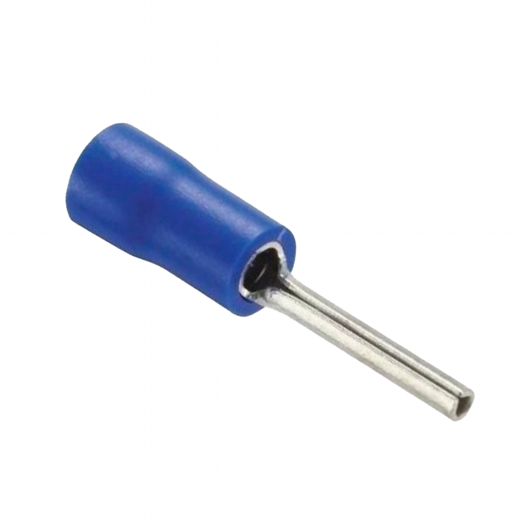 Terminal Pin Corto B14 Azul 6,7mm Tbcin