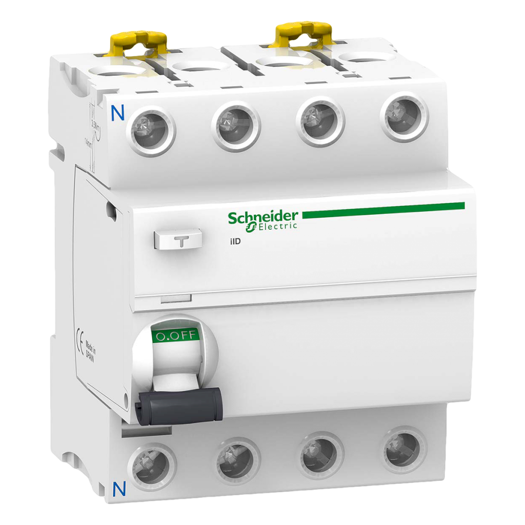 Interruptor Diferencial A9R35 4x100A Inmunizado Schneider Electric
