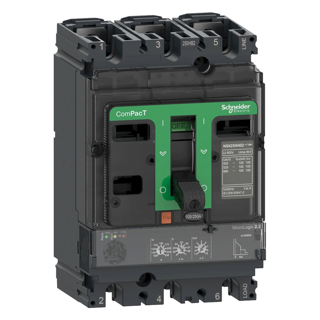 [35508] Interr. NSX100F 3P 100A 380-415VCA Schneider Electric