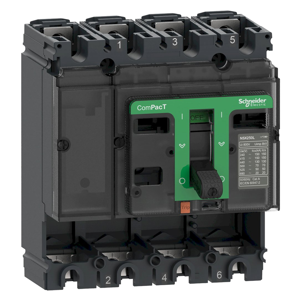 [35368] Interr. NSX250F 4P 250A 690VCA Schneider Electric