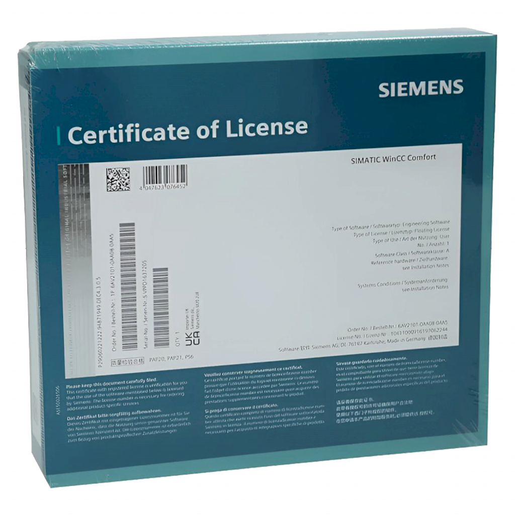 Soft Tia V19 Wincc Comfort Fisico Siemens