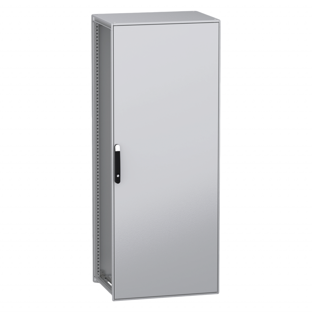[37222] Armario Chapa Acero 2000x800x600mm C/Puerta S/Placa S/Laterales Gris Ral 7035 Schneider Electric