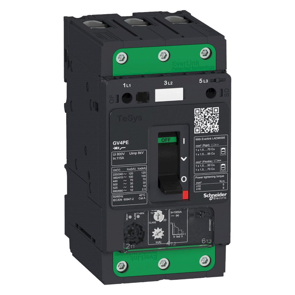 [36059] Guardamotor Magnetotérmico GV4 3P 20-50A 100KA Schneider Electric