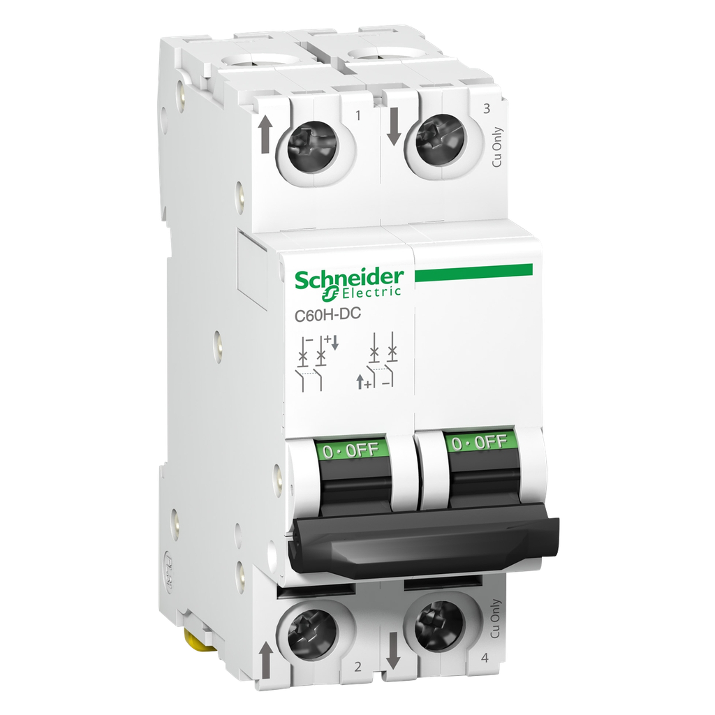 [16620] Interruptor Termomagnético A9N61 2x10A 20KA Curva C Schneider Electric