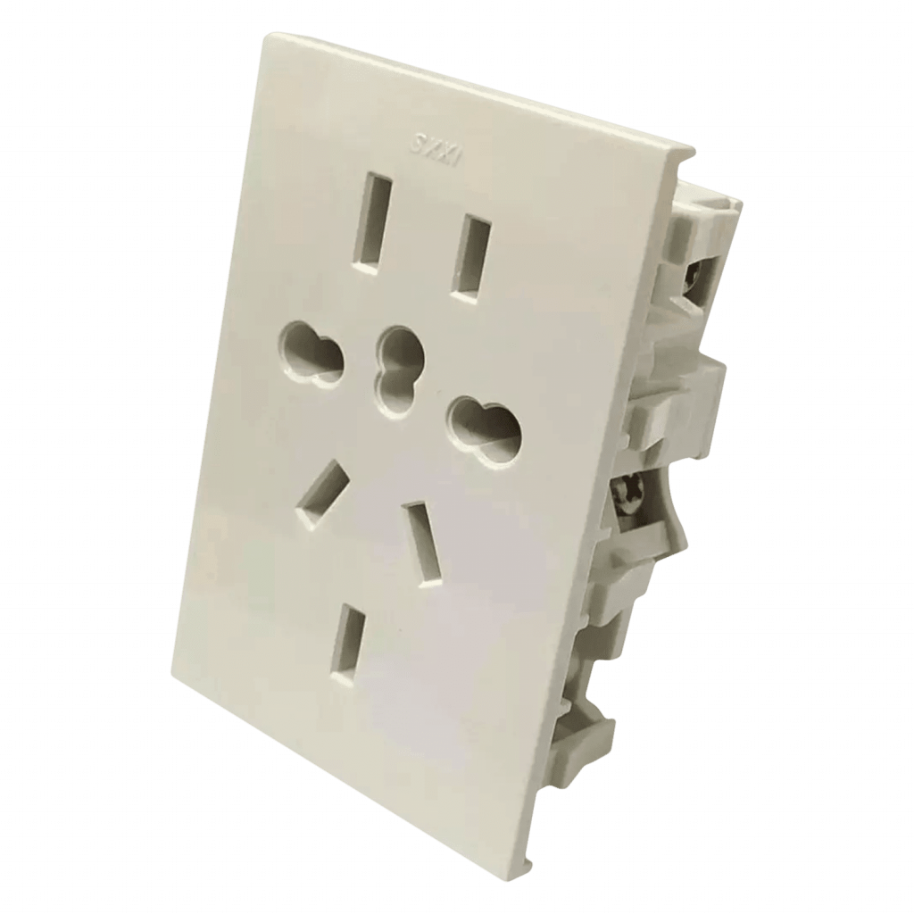[2037] Toma Múltiple Universal Blanco 10A Cambre