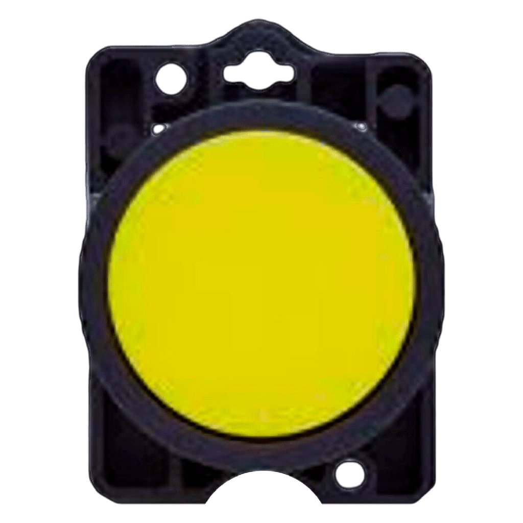 [36832] Cabezal Pulsador SLP Plástico Rasante S/Soporte Amarillo Steck Electric