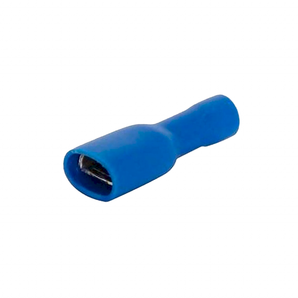 [37176] Terminal Pala Hembra B20 Azul Largo 6,3mm Tbcin