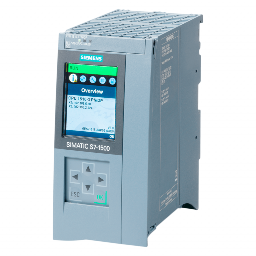 [36368] CPU 1516-3PN/DP 2MB/7,5MB 2ETH SW+RS485 PTO 24VCC Siemens