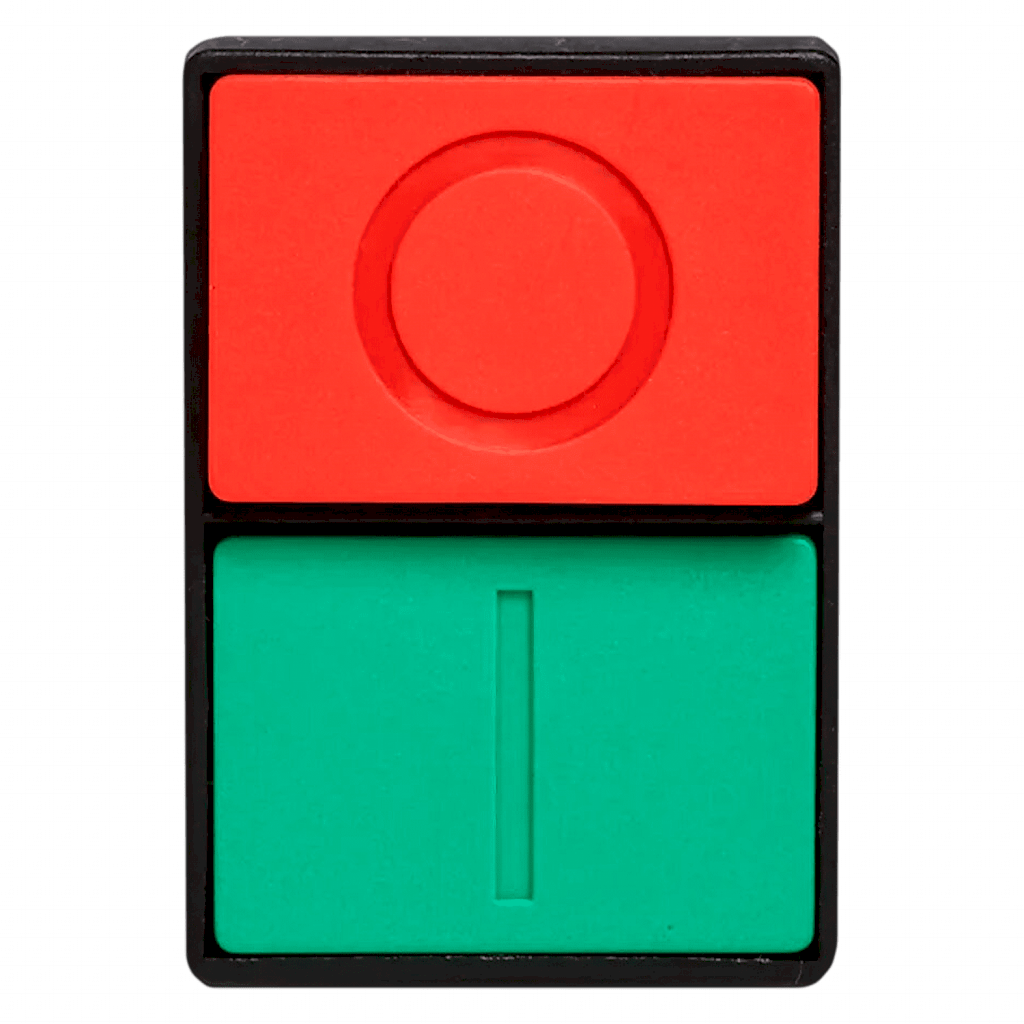 Cabezal Pulsador SLP Doble Plástico Salida S/Soporte Rojo/Verde Steck Electric