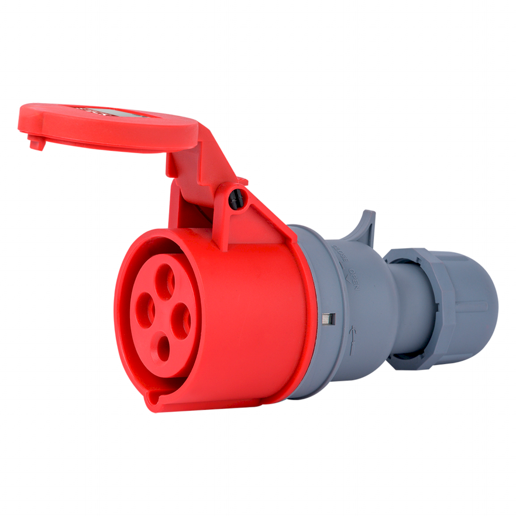 [37155] Toma Industrial Móvil Triton 3P+T 32A 380V IP44 Steck Electric