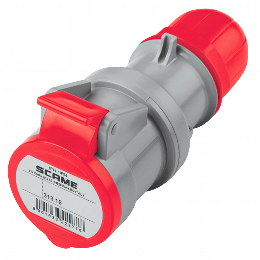 Toma Industrial Movil 16A 5P 380V IP44 Scame