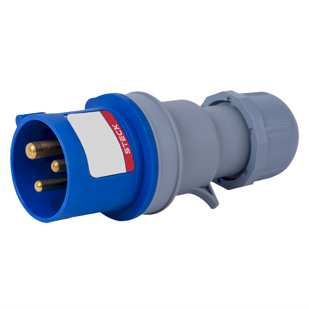 [37089] Ficha Industrial Móvil Triton 2P+T 32A 220V IP44 Steck Electric