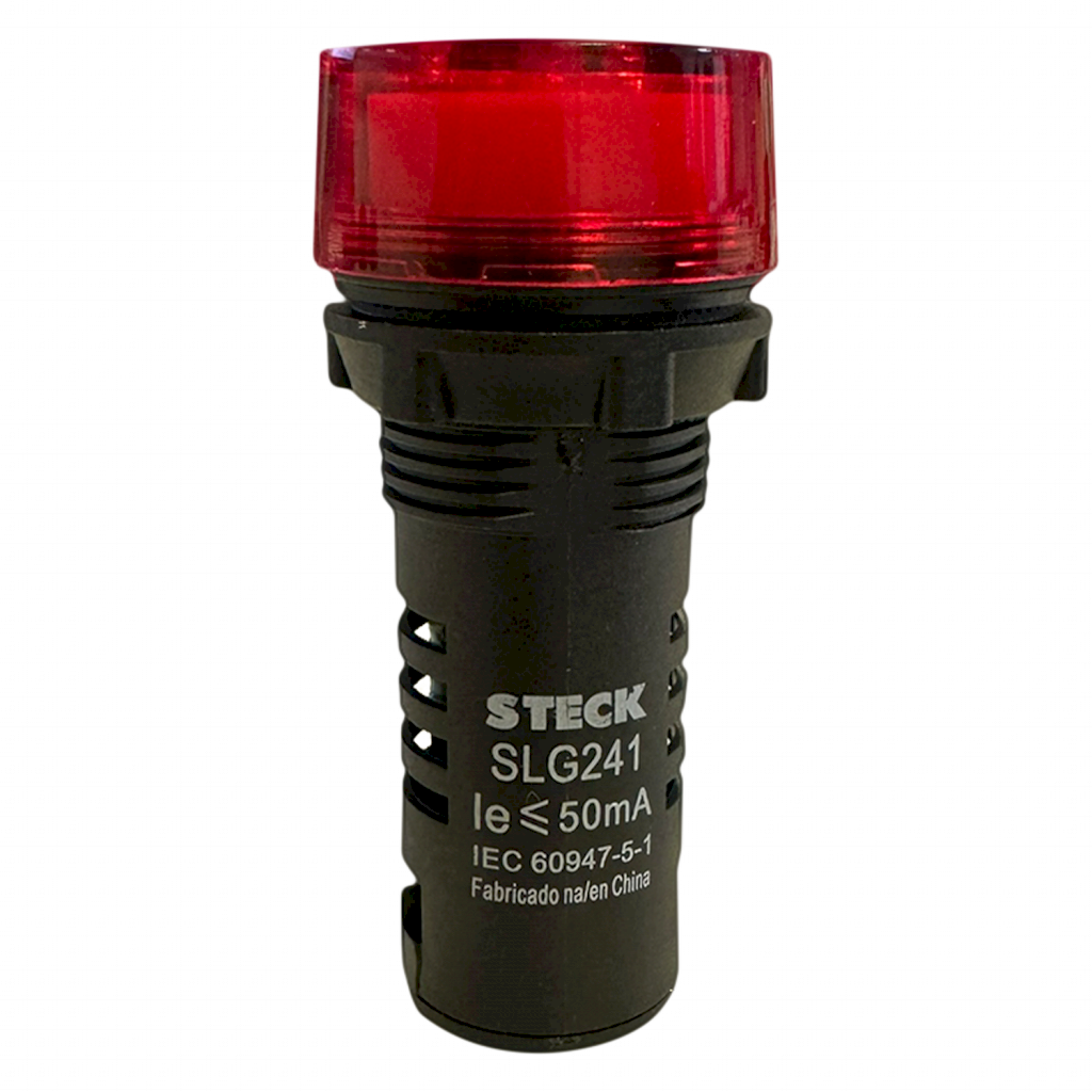 [36854] Zumbador Plástico 24VCA/VCC 50db Rojo Steck Electric